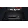 GENESIS Carbon 500 Hyper Logo, čierna, monochromatická, textil, guma, herná podložka pod myš