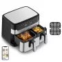 Tefal Dual Easy Fry & Grill EY905D dvojitá 8,3 L stojanová 2700 W teplovzdušná fritéza nerez