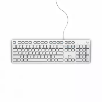 DELL káblová klávesnica - KB216 - US International (QWERTY) - biela