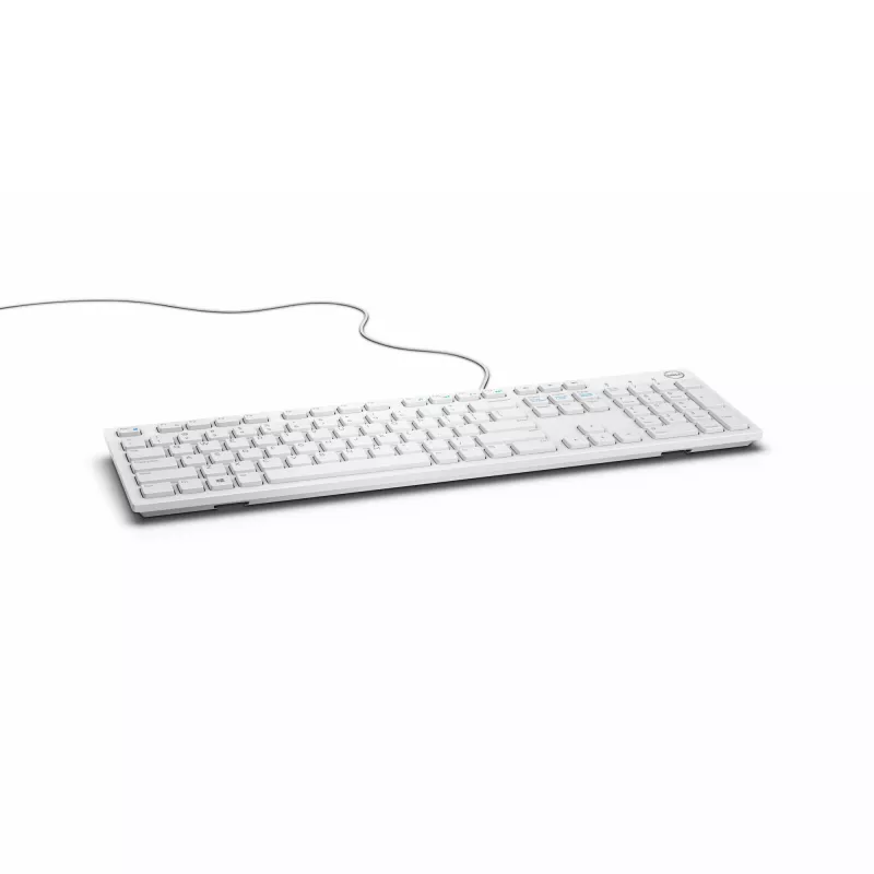DELL káblová klávesnica - KB216 - US International (QWERTY) - biela
