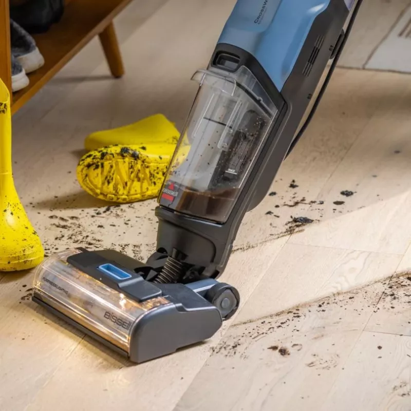 Bissell CrossWave EdgeFind Select vertikálny vysávač AC suchý a mokrý bezvreckový 340 W čierny, modrý