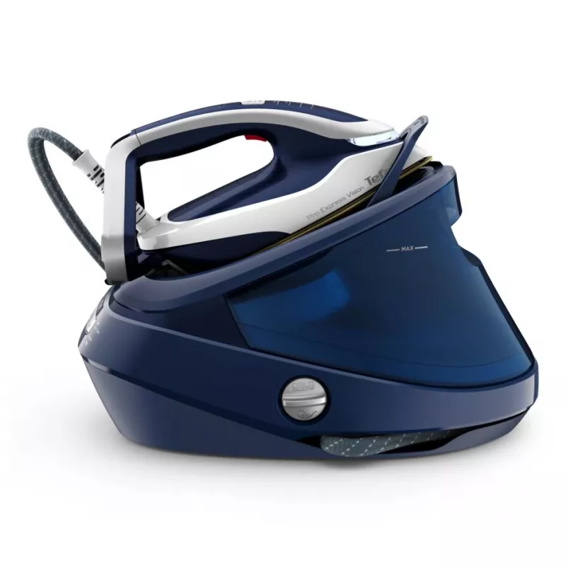 Tefal Pro Express Vision GV9812 3000 W 1,1 L Durilium AirGlide Autoclean žehliaca plocha modrá, biela