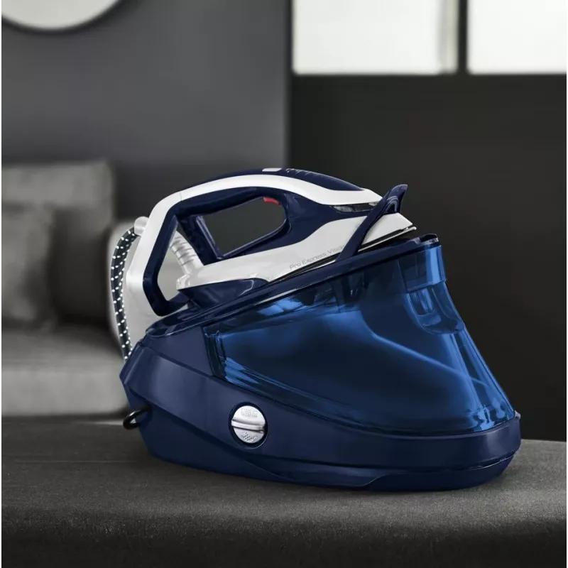 Tefal Pro Express Vision GV9812 3000 W 1,1 L Durilium AirGlide Autoclean žehliaca plocha modrá, biela