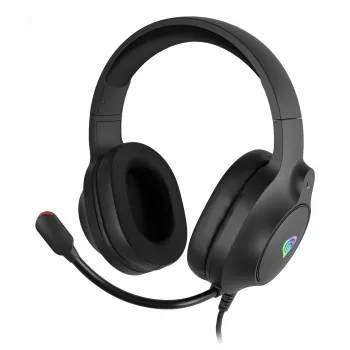 GENESIS NEON 213, káblový, hovory / hudba, 20 – 20000 Hz, 302 g, headset, čierna