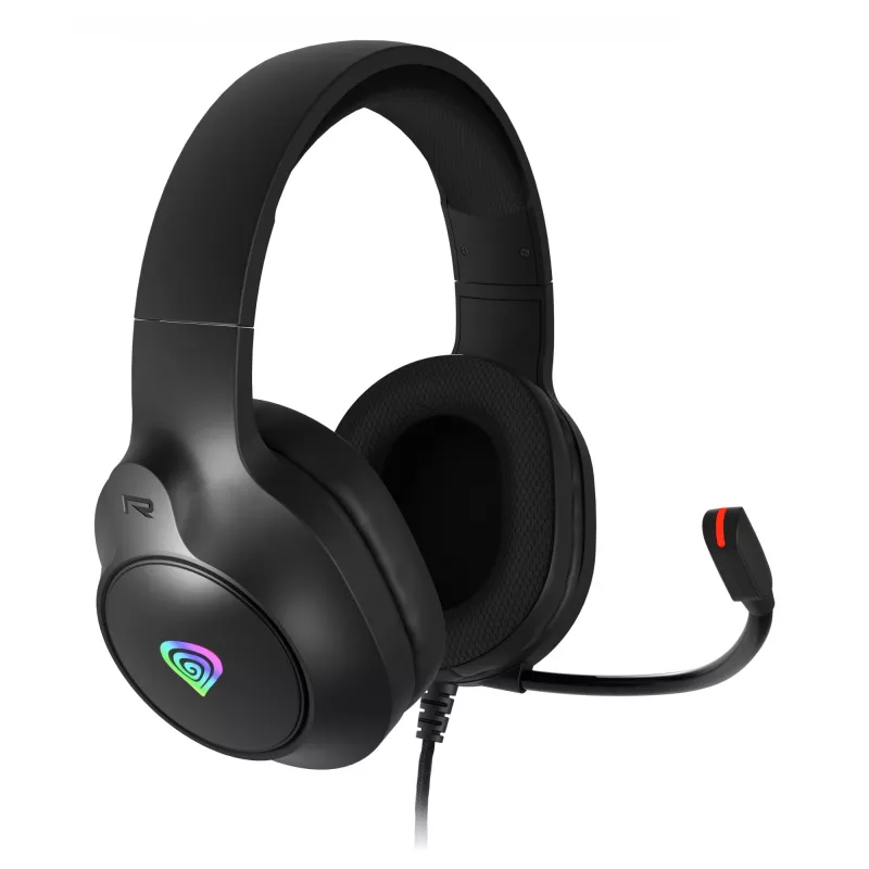 GENESIS NEON 213, káblový, hovory / hudba, 20 – 20000 Hz, 302 g, headset, čierna