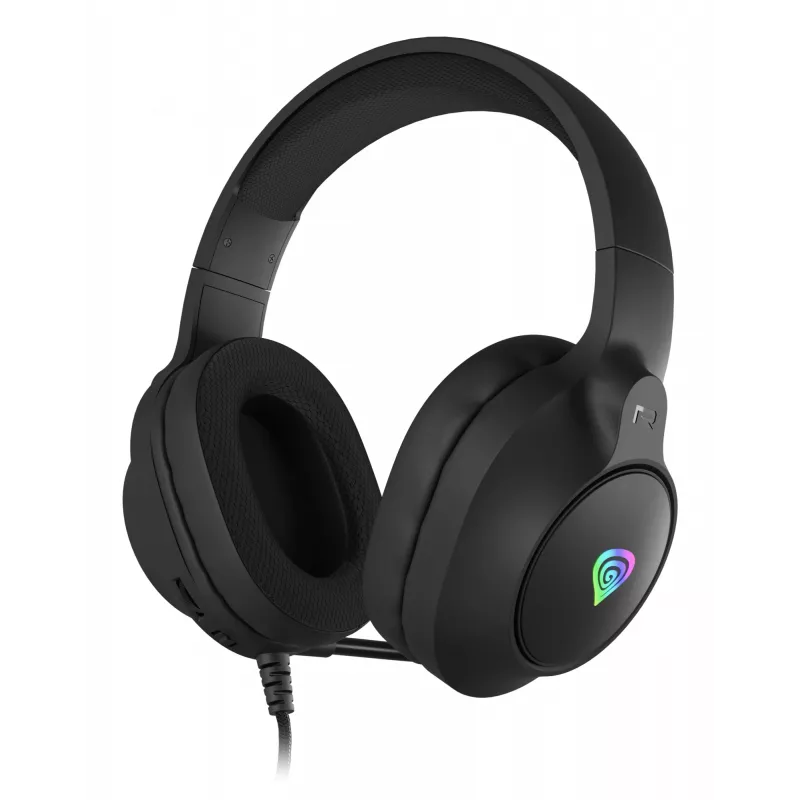 GENESIS NEON 213, káblový, hovory / hudba, 20 – 20000 Hz, 302 g, headset, čierna
