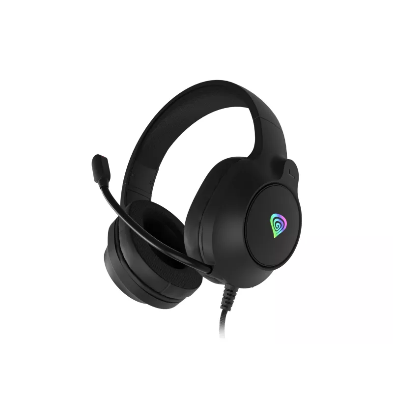GENESIS NEON 213, káblový, hovory / hudba, 20 – 20000 Hz, 302 g, headset, čierna