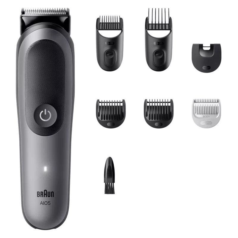 Braun Series 5 AIO5520 All-in-One sada na starostlivosť 7 v 1, bezdrôtová, 14 nastavení dĺžky, čierna