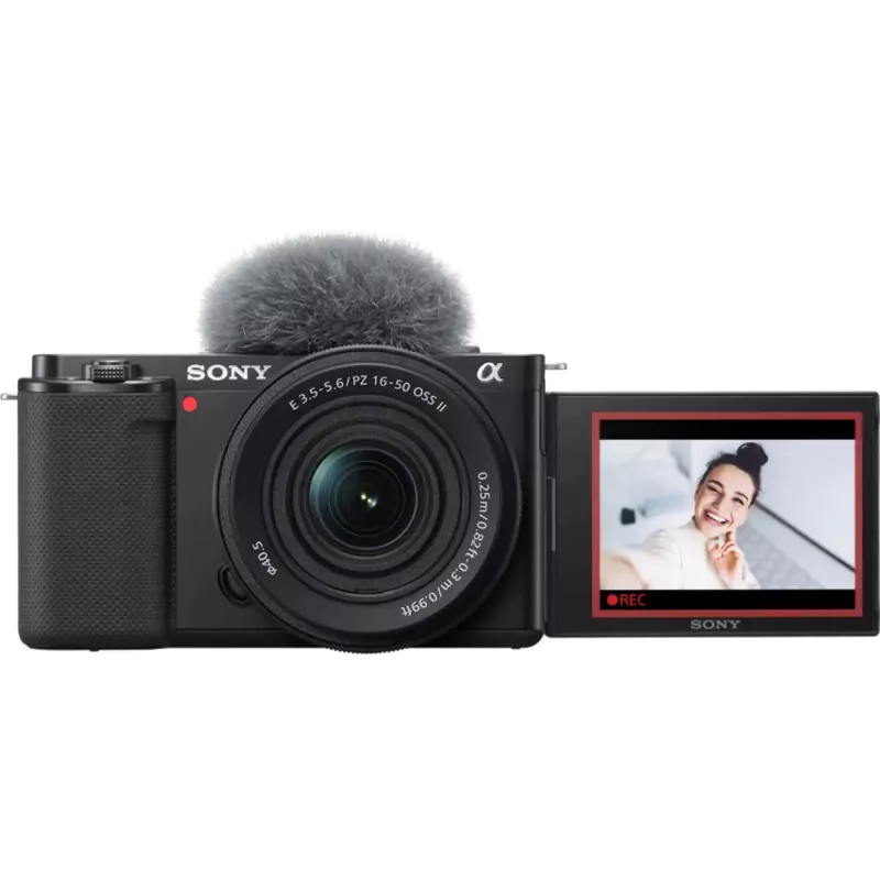 Sony ZV-E10 + E PZ 16-50mm F3.5-5.6 OSS II MILC 24,2 MP CMOS 6000 x 4000 pixelov čierny