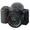 Sony ZV-E10 + E PZ 16-50mm F3.5-5.6 OSS II MILC 24,2 MP CMOS 6000 x 4000 pixelov čierny