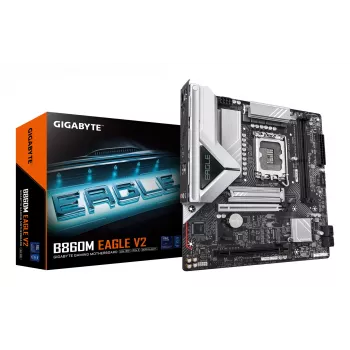 Základná doska GIGABYTE B860M EAGLE V2 — Micro ATX, LGA 1851, Intel B860, 2 DIMM DDR5 do 9066 MHz, PCIe 5.0, 2.5GbE