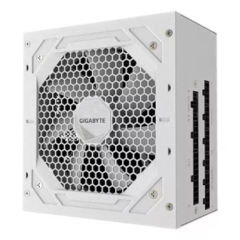 Napájací zdroj GIGABYTE UD1000GM PG5 V2 1000W ATX 3.1 plne modulárny 80 PLUS Gold biely