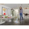 Black & Decker FSMH13E5-QS parný mop 5v1, 1300 W, sieťový, nádrž na vodu 0,38 l, biela/modrá
