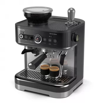 Philips Barista Brew, kávovar na espresso, 2,3 L, integrovaný mlynček, 1350 W, čierny