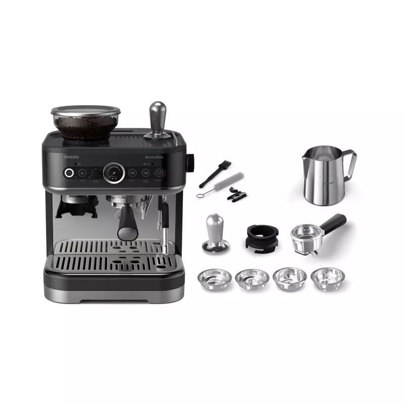 Philips Barista Brew PSA3218/10 espresso kávovar s cappuccinatore, čierny