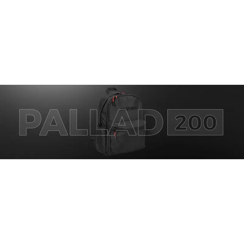 Herný batoh Genesis GENESIS Palladium 200 — čierny, polyester, 140×280×400 mm