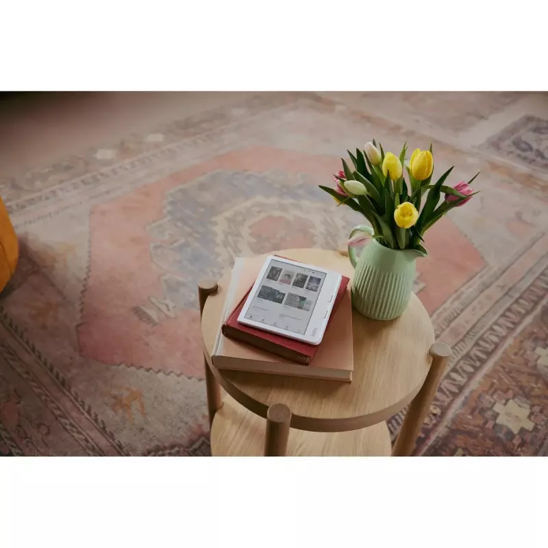 Čítačka e-kníh Kobo Libra Colour 7 palcov E Ink Kaleido, 32 GB, Wi‑Fi, Bluetooth, vodotesná, biela