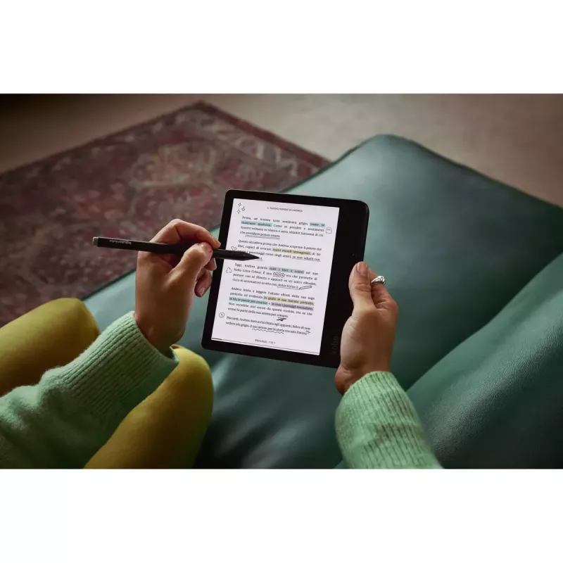 Čítačka e-kníh Kobo Libra Colour 7 palcov E Ink Kaleido, 32 GB, Wi‑Fi, Bluetooth, vodotesná, biela