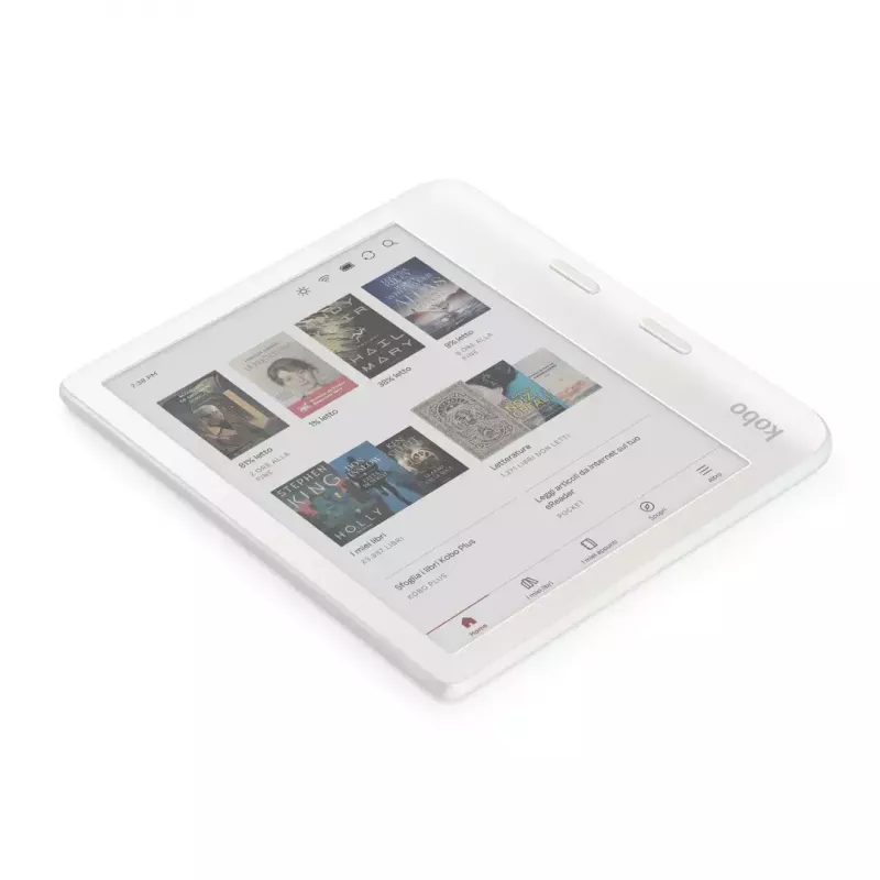 Čítačka e-kníh Kobo Libra Colour 7 palcov E Ink Kaleido, 32 GB, Wi‑Fi, Bluetooth, vodotesná, biela