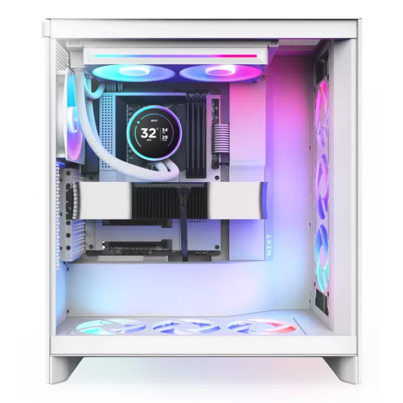 All-in-One kvapalinový chladič NZXT Kraken Elite 280 RGB 14 cm biely
