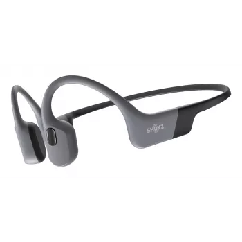 Headset Shokz OpenSwim Pro — bezdrôtový Open-Ear kostný headset, IP68 vodotesný, Bluetooth 5.4, 32 GB, 9 hod. prehrávania, sivý