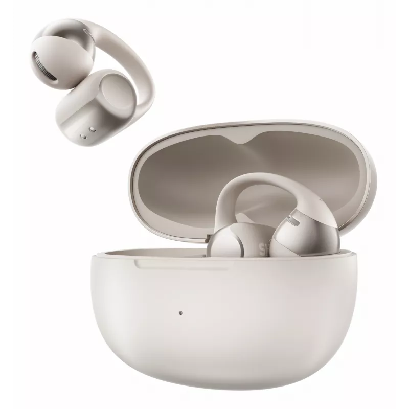 SHOKZ OpenDots ONE Headset bezdrôtový Ear-Clip-On hovory/hudba/šport/každodenné použitie Bluetooth sivý