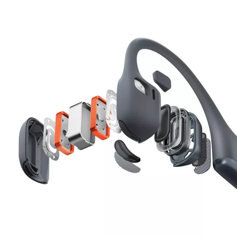 Shokz OpenRun Pro 2 Headset, binaurálny, bezdrôtový, ušný háčik, IP55, 12 hod. prehrávania, Bluetooth 5.3, 150 mAh, čierny