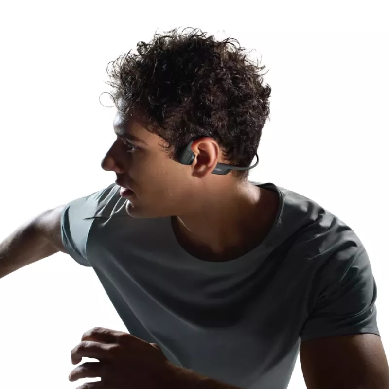 Shokz OpenRun Pro 2 Headset, binaurálny, bezdrôtový, ušný háčik, IP55, 12 hod. prehrávania, Bluetooth 5.3, 150 mAh, čierny