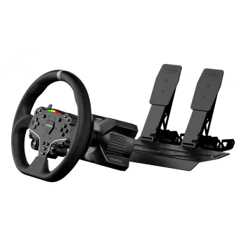 Moza Racing R3 Racing Wheel a pedále pre PC, volant + pedále, PC, D-Pad, tlačidlo menu, tlačidlo režimu, tlačidlo pauza/set, tlačidlo štart, digitálny, neobmedzený, priamy pohon