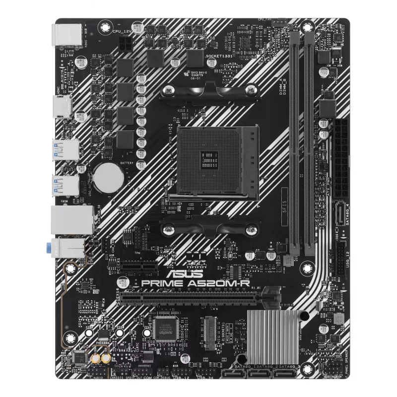 Základná doska ASUS PRIME A520M-R, AMD A520, Sockel AM4, micro ATX