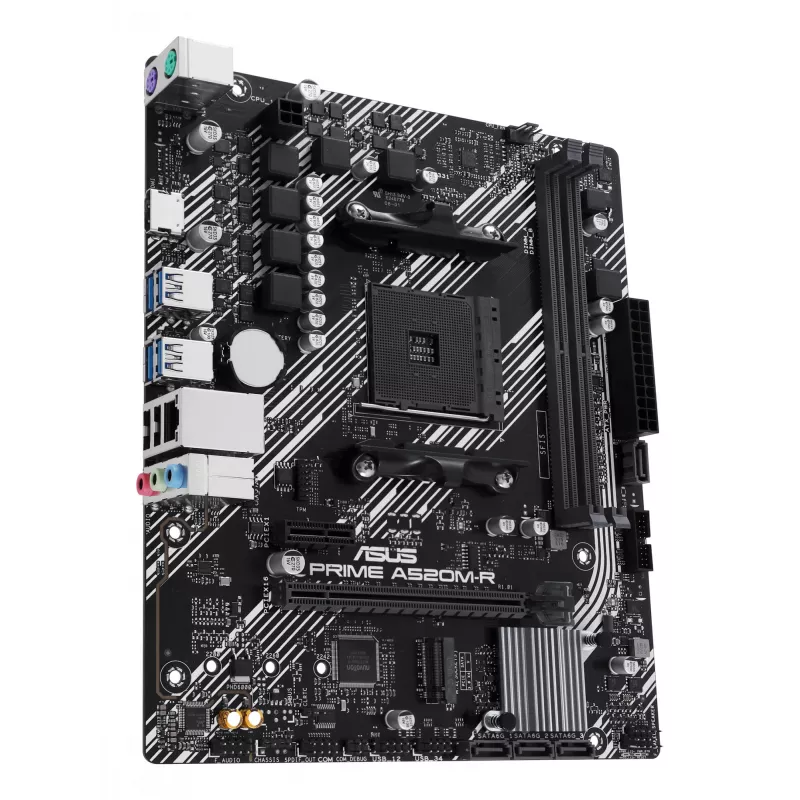 Základná doska ASUS PRIME A520M-R, AMD A520, Sockel AM4, micro ATX