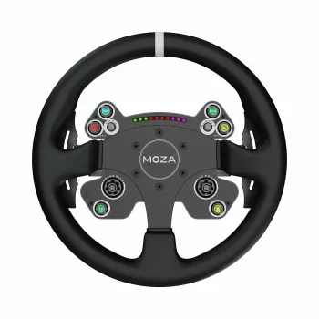 Moza Racing CS V2P Dual Clutch volant, volant, PC, káblový, USB, čierna, hliník