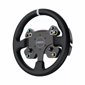 Moza Racing CS V2P Dual Clutch volant, volant, PC, káblový, USB, čierna, hliník