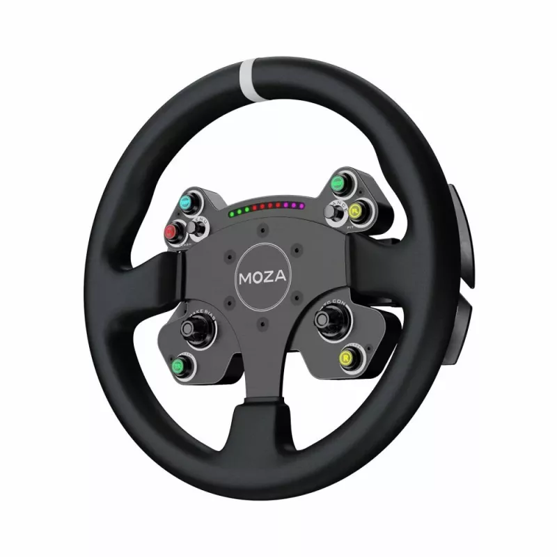 Moza Racing CS V2P Dual Clutch volant, volant, PC, káblový, USB, čierna, hliník