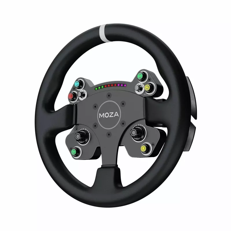 Moza Racing CS V2P Dual Clutch volant, volant, PC, káblový, USB, čierna, hliník