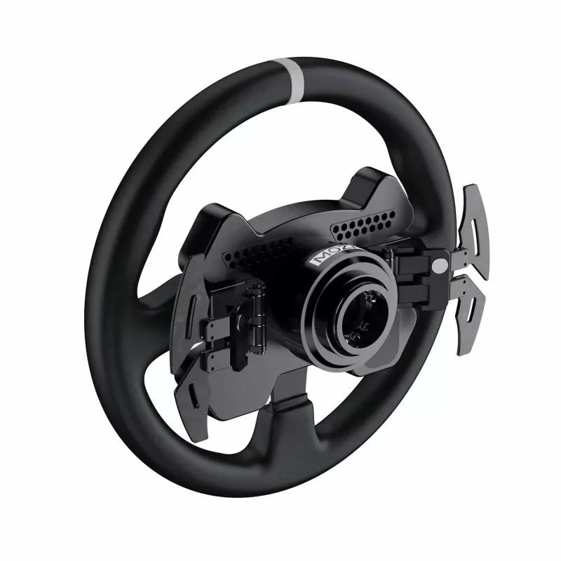Moza Racing CS V2P Dual Clutch volant, volant, PC, káblový, USB, čierna, hliník