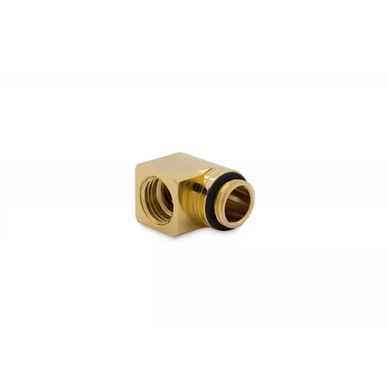 Fitting EK Water Blocks mosadz zlatá 20,8 mm výška 1,65 cm priemer