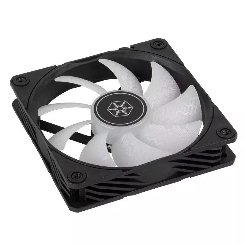 SilverStone Shark Force SST-SF120B-ARGB 120 mm ventilátor do skrinky, ARGB, čierny