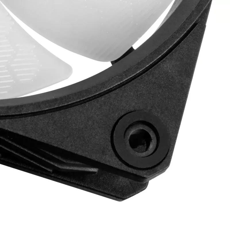 SilverStone Shark Force SST-SF120B-ARGB 120 mm ventilátor do skrinky, ARGB, čierny