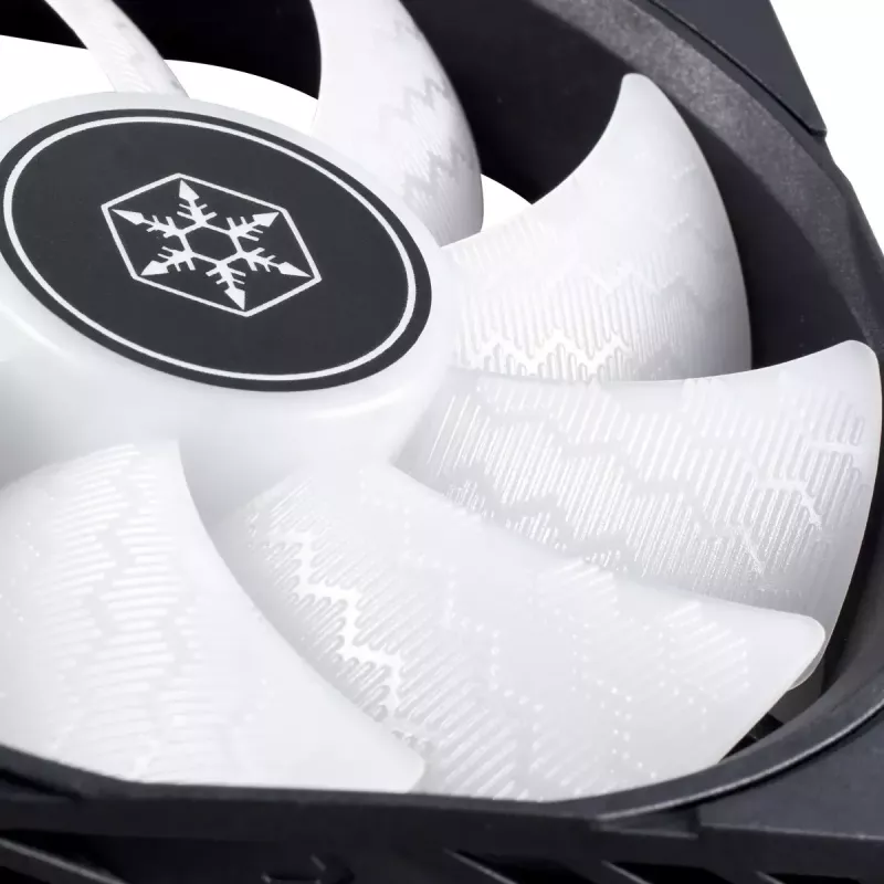 SilverStone Shark Force SST-SF120B-ARGB 120 mm ventilátor do skrinky, ARGB, čierny