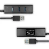Axagon HUE-S2BP 4x USB 3.0 NABÍJACÍ HUB s 1,2 m káblom vrátane napájacieho zdroja