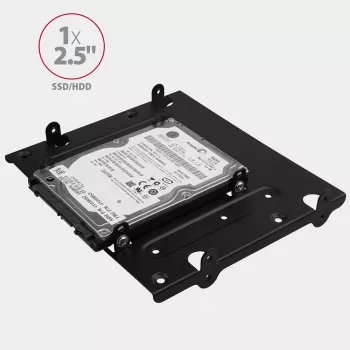 Axagon RHD-435 držiak pre 4x 2,5 palca alebo 2x 2,5 palca HDD/SSD & 1x 3,5 palca HDD do 5,25-palcovej pozície, kov