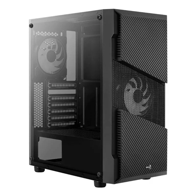 Aerocool Menace Saturn RGB Midi Tower čierna