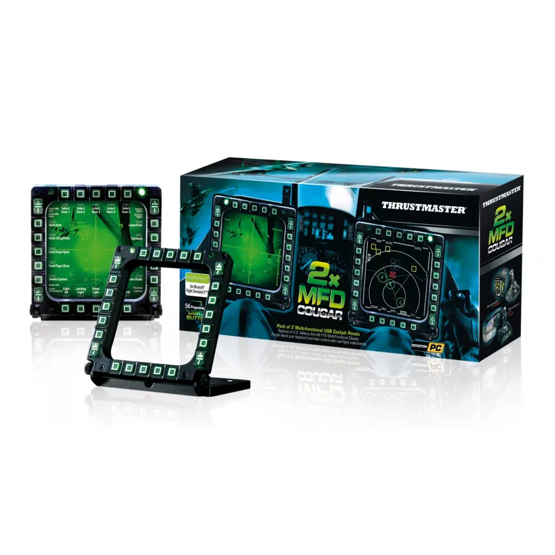 Thrustmaster MFD Cougar Pack čierna joystick PC