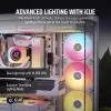 CORSAIR Icue Link Lx140-r RGB 140mm PWM Reverse ventilátor štartovacia sada - biela