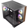 PC skriňa Antec CX600M Midi Tower čierna, drevo