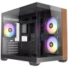 PC skriňa Antec CX600M Midi Tower čierna, drevo