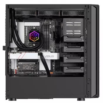 PC skriňa Silverstone SETA D1 Midi Tower čierna