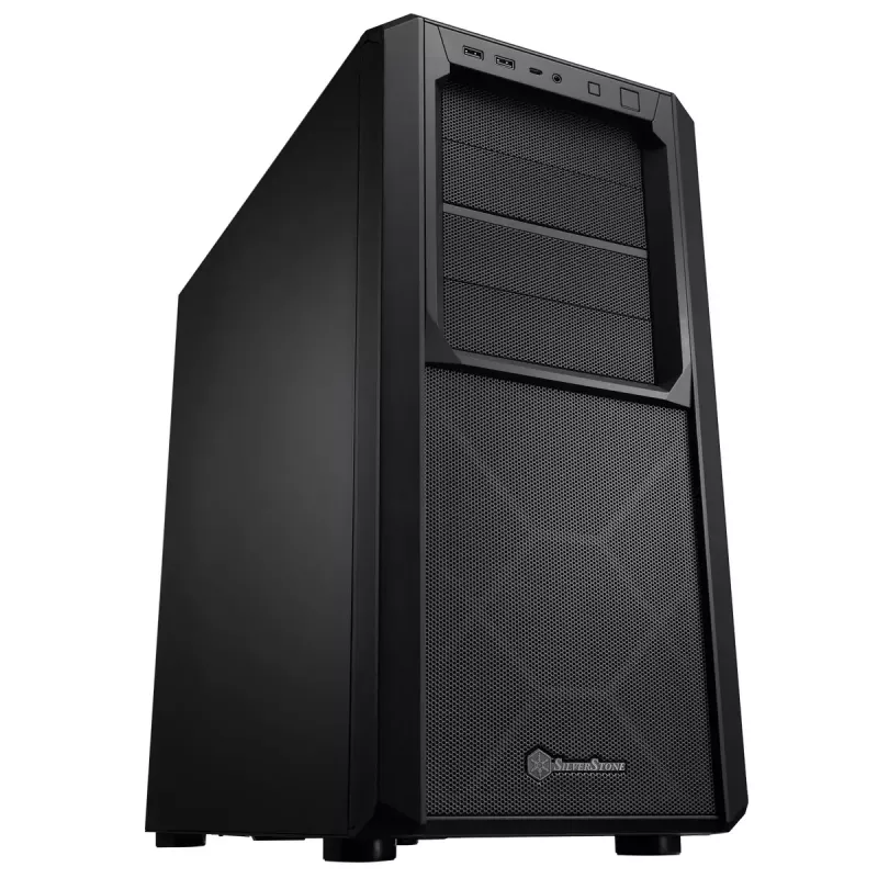 PC skriňa Silverstone SETA D1 Midi Tower čierna