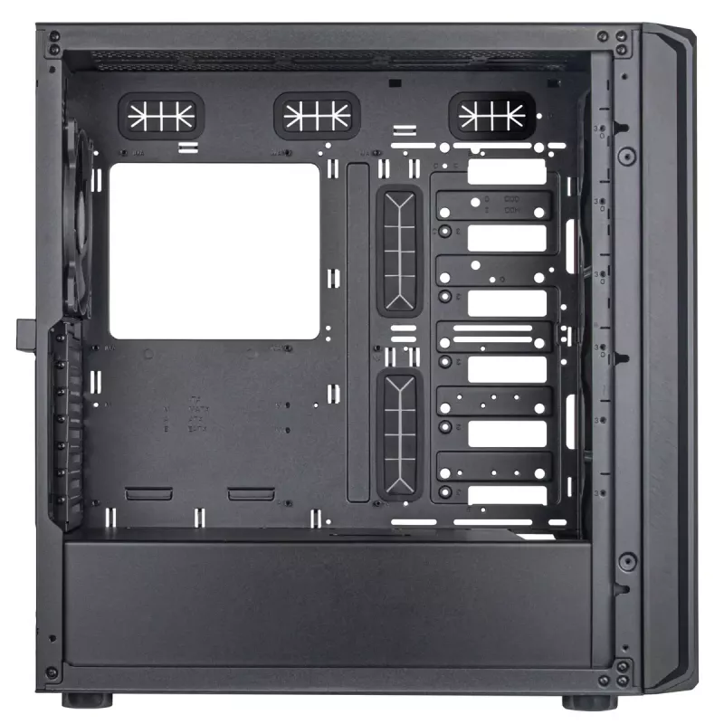 PC skriňa Silverstone SETA D1 Midi Tower čierna